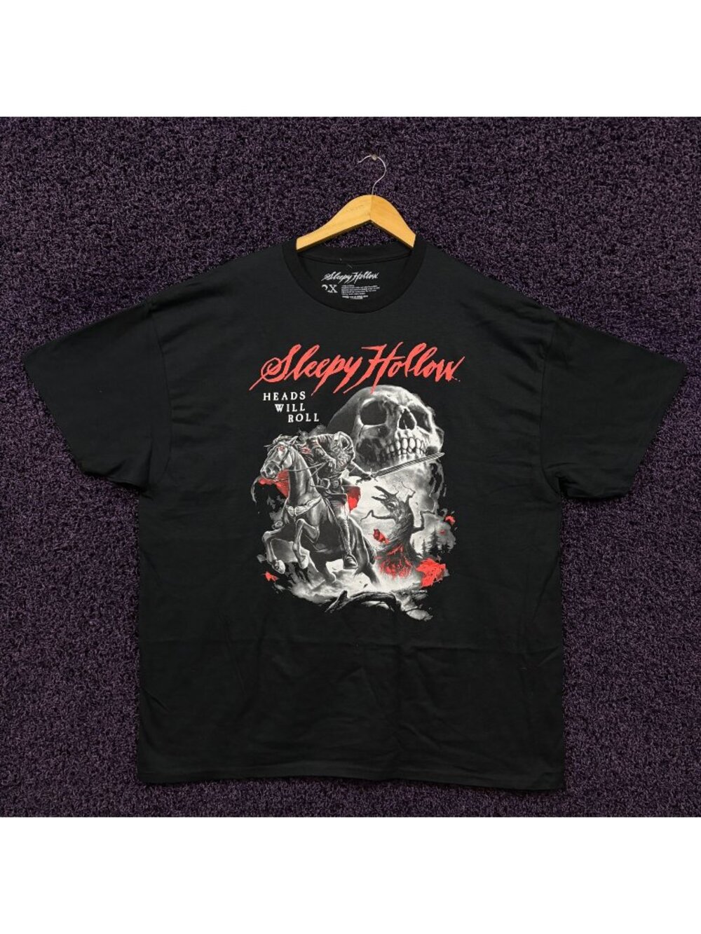 Sleepy Hollow Heads Will Roll Headless Horseman T-Shirt 2X